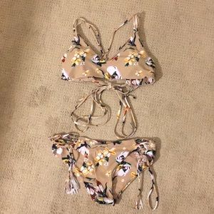 floral bikini set